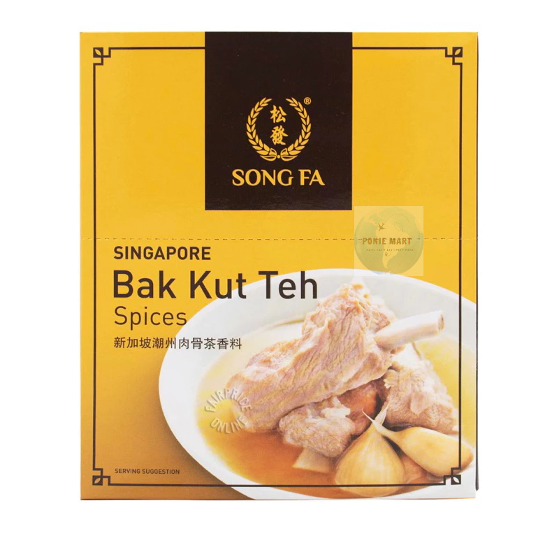 Gói gia vị nấu Bak Kut Teh nhà hàng Songfa Singapore