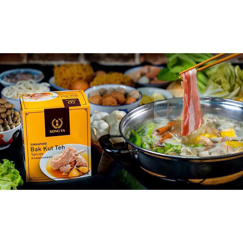 Gói gia vị nấu Bak Kut Teh nhà hàng Songfa Singapore