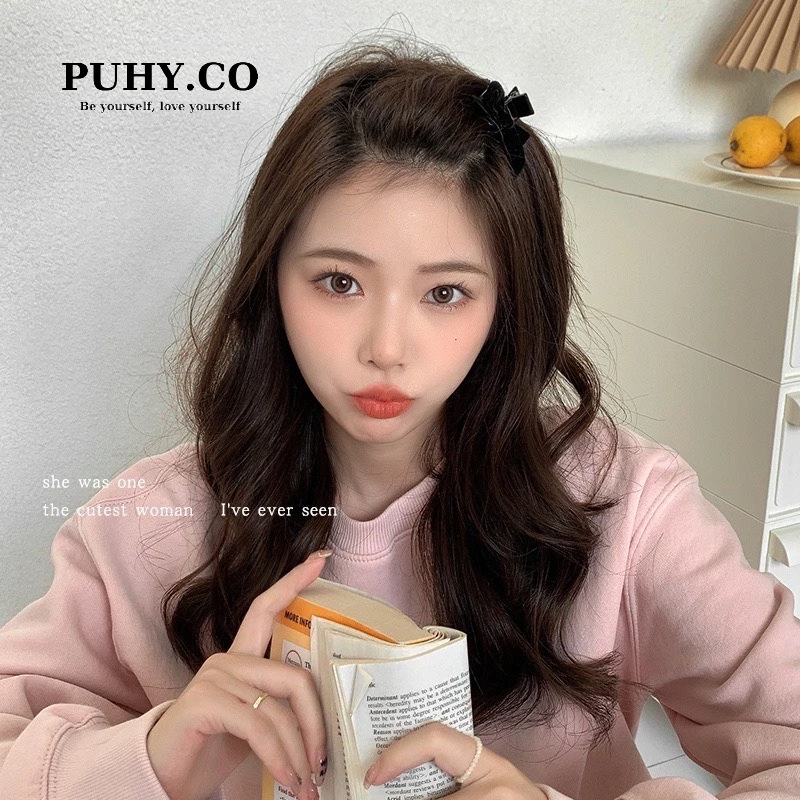 Kẹp tóc nhung mịn siêu hot hit  - ảnh thật