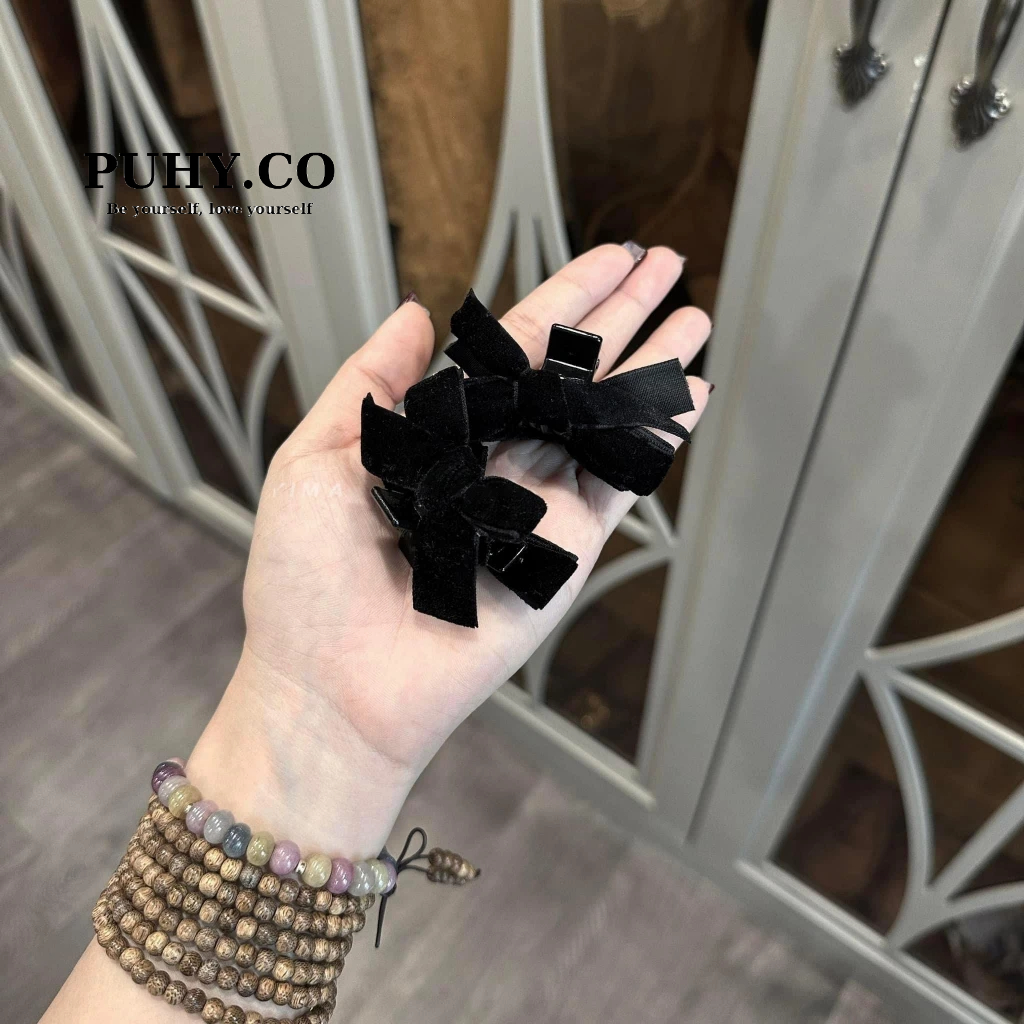 Kẹp tóc nhung mịn siêu hot hit  - ảnh thật