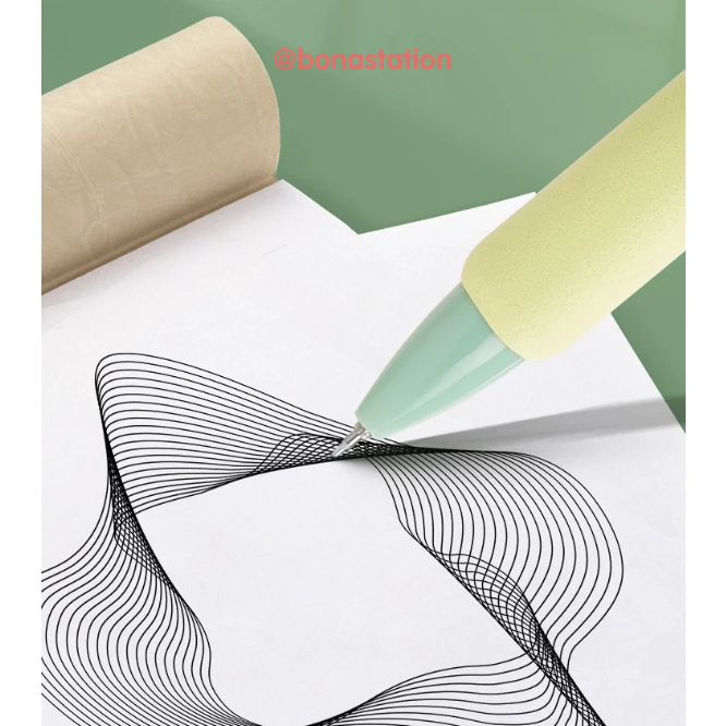 Bộ 4 chiếc bút gel ngòi ST 0.5mm mực nước đệm tay êm ái | BPN020