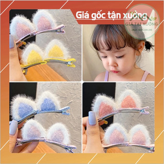 Kẹp tóc tai mèo dễ thương phong cách hàn quốc