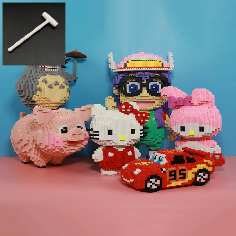 💙TẶNG BÚA + 1LEGO MINI 💙Mô Hình LEGO Lắp Ráp Với 12 Hình Động Vật Ngộ Nghĩnh 💙Cute💙 Rèn Tính Nhẫn Nại Cho Con 💙