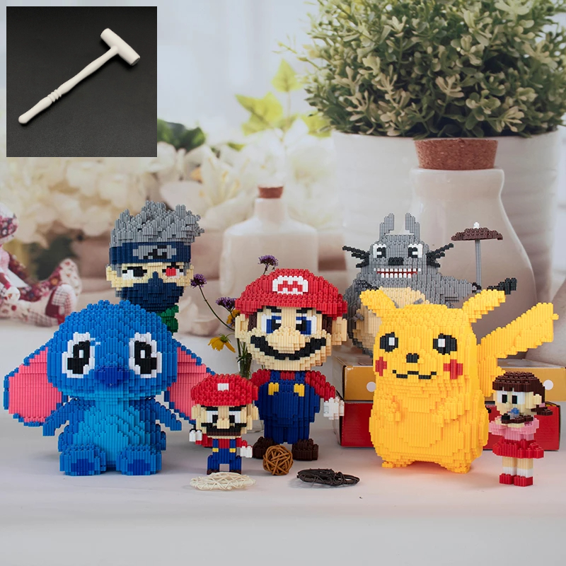 💙TẶNG BÚA + 1LEGO MINI 💙Mô Hình LEGO Lắp Ráp Với 12 Hình Động Vật Ngộ Nghĩnh 💙Cute💙 Rèn Tính Nhẫn Nại Cho Con 💙