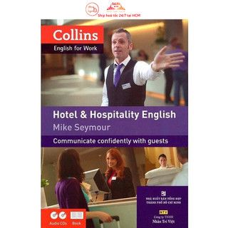 Sách - collins english for work - hotel & hospitality english - ntv