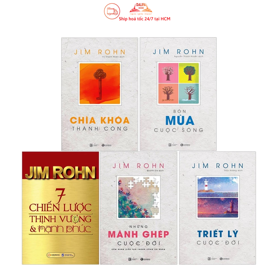 Sách - Bộ Jim Rohn (Bộ 5 Cuốn) (Combo lẻ tuỳ chọn)