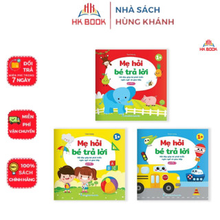 Sách - Combo 3 quyển Mẹ Hỏi Bé Trả Lời - Đọc sách và hỏi đáp cùng con - 1 túi - V ST 01