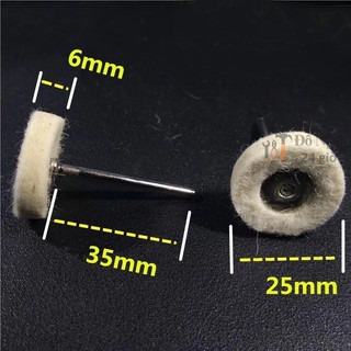 Bộ 10 pad nỉ đánh bóng 25mm