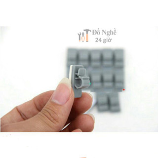 Bộ 20 dụng cụ kẹp chặn giữ dây điện, keo dán siêu chắc nhỏ