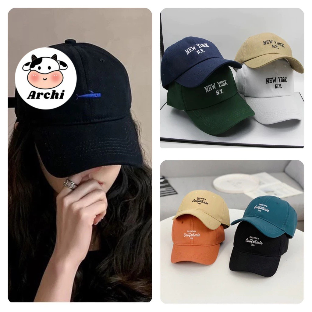 Mũ lưỡi trai, Nón kết thêu chữ phong cách Ulzzang form unisex nam nữ