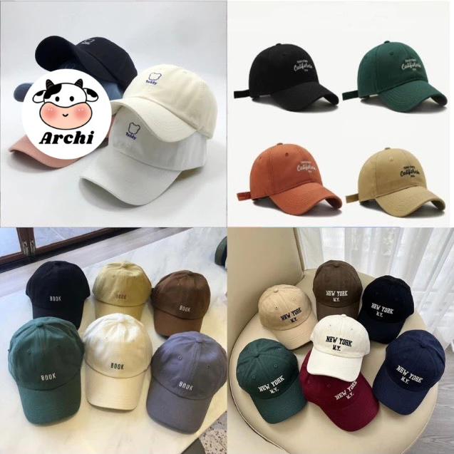 Mũ lưỡi trai, Nón kết thêu chữ phong cách Ulzzang form unisex nam nữ