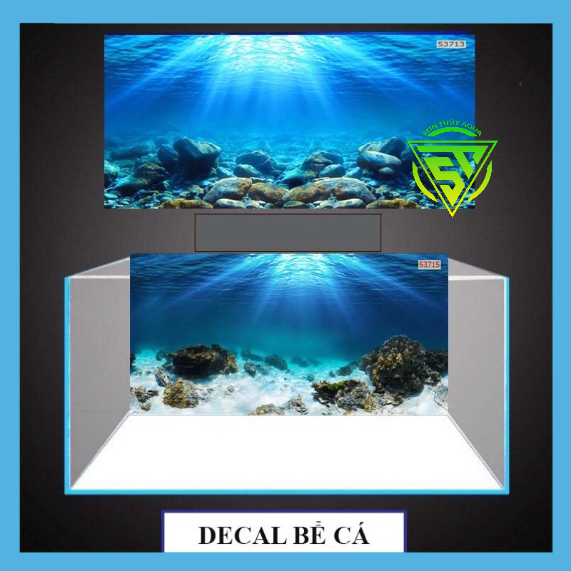 Tranh dán bể cá thuỷ sinh
