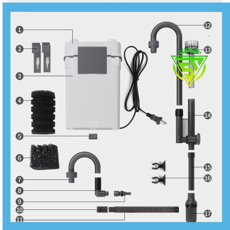 Máy Lọc Treo Có Hút Váng Xiaoli Sunsun XBL-300/400/500/600