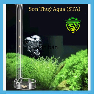 Ống thuỷ tinh+chén thức ăn cho cá tép