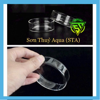 Ống thuỷ tinh+chén thức ăn cho cá tép