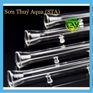 Ống thuỷ tinh+chén thức ăn cho cá tép
