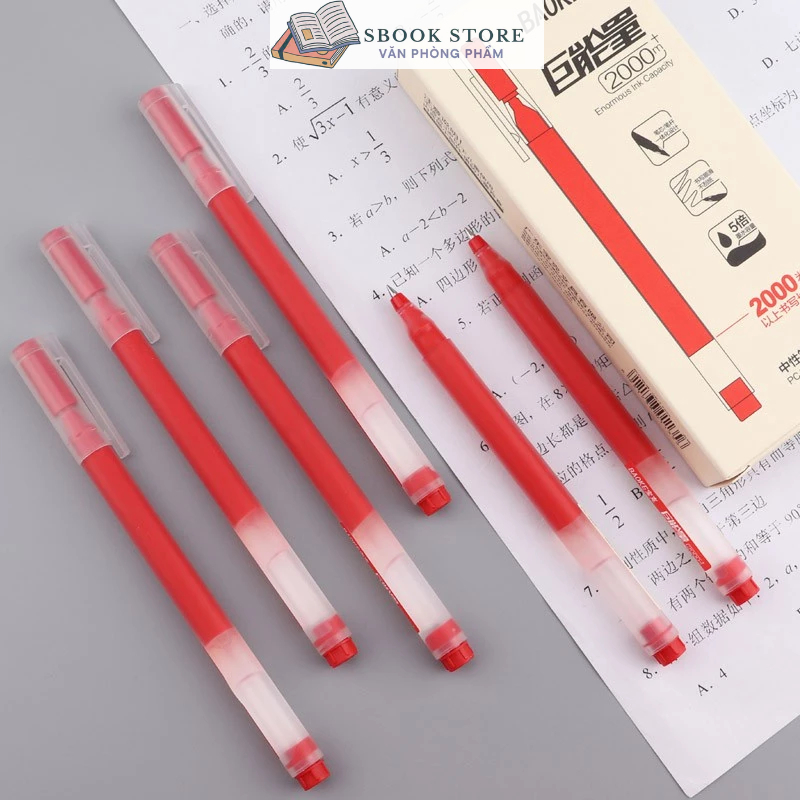 Bút Gel Baoke - PC3808 - 2000m - Vô Địch Về Mực