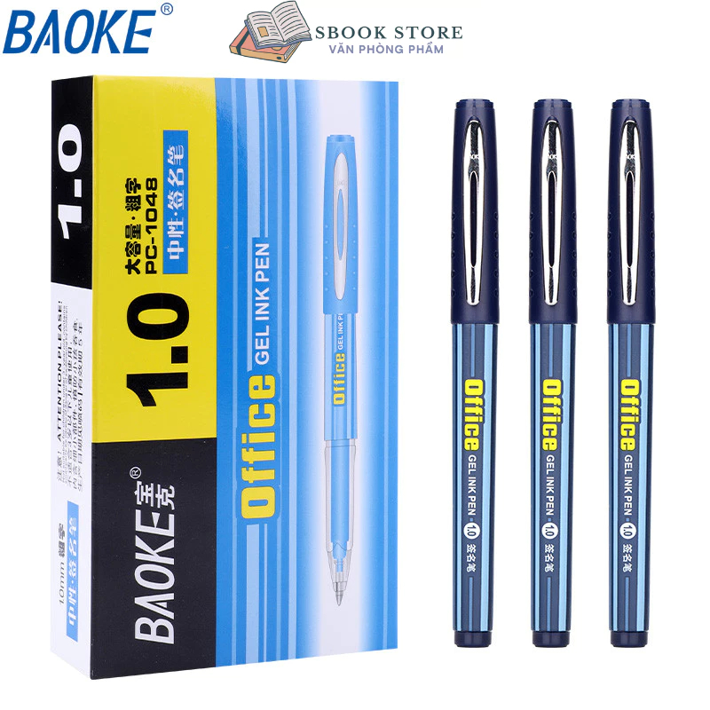 Bút ký nước cao cấp PC1048, nét 1.0 , Mực Xanh-Đen