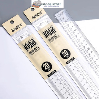 Thước kẻ 20cm baoke ru2074- ru2020