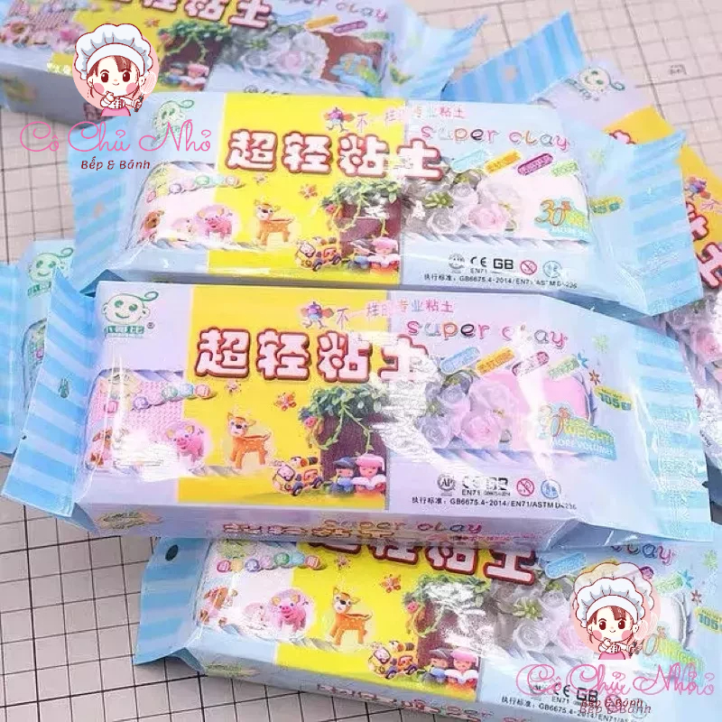 Combo 2 gói Đất sét Trung cao cấp (Đài loan) trắng