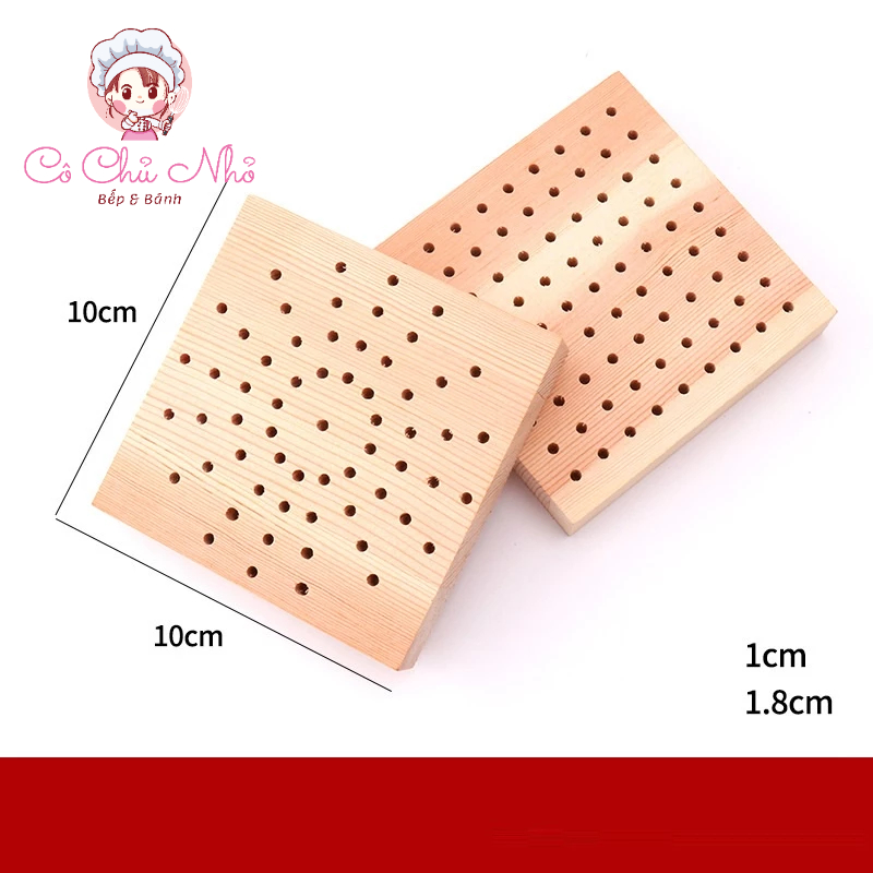 Đế gỗ đục lỗ tạo hình đất sét