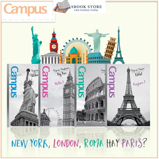 10 vở kẻ ngang Campus Landscape 80tr – 120tr – 200tr – NBBLAS80 - NBBLAS120 - NBBLAS200