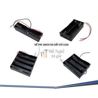 Hộp đế pin ultrafire 18650 có dây