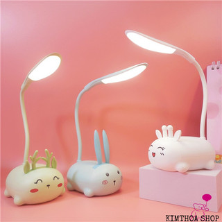 Đèn học để bàn chống cận, đèn led hình thú dễ thương có thể dùng làm đèn ngủ