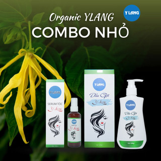 Combo 1 xịt 1 gội YLANG kích mọc tóc nhanh dài mềm mượt giảm rụng tóc