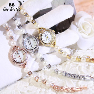 Đồng Hồ Nữ BS BEE SISTER FA0284 Dây Hạt, Chống Nước, Mặt Tròn Đính Đá - CHÍNH HÃNG [KIỂM HÀNG TRƯỚC KHI NHẬN]