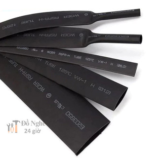 Bộ 2 ống gen co nhiệt phi 12 mỗi ống 1 mét