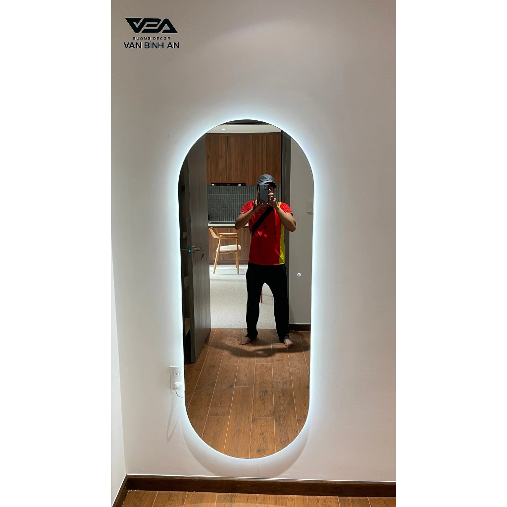 Đi tỉnh Gương toàn thân oval cao cấp Vạn Bình An 5mm, Gương toàn thân oval - gương con nhọng - cắt gương theo kích thước