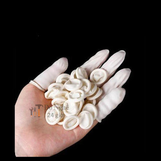 Bộ 100 bao ngón tay cao su