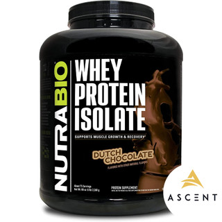 Bổ sung đạm NutraBio 100% Whey Isolate chuẩn vận động viên : 2.27kg 5lbs