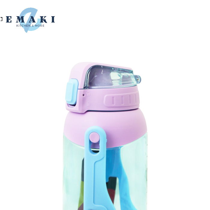 Bình nước thể thao LA FONTE 1600ml Gymer Bottle 011600 - Dung tích lớn, chịu nhiệt cao, tay cầm tiện lợi - Emaki Vietnam