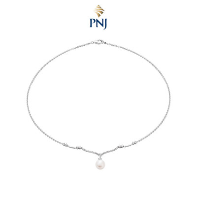 Dây cổ Bạc đính ngọc trai Freshwater PNJSilver PFXMK000004