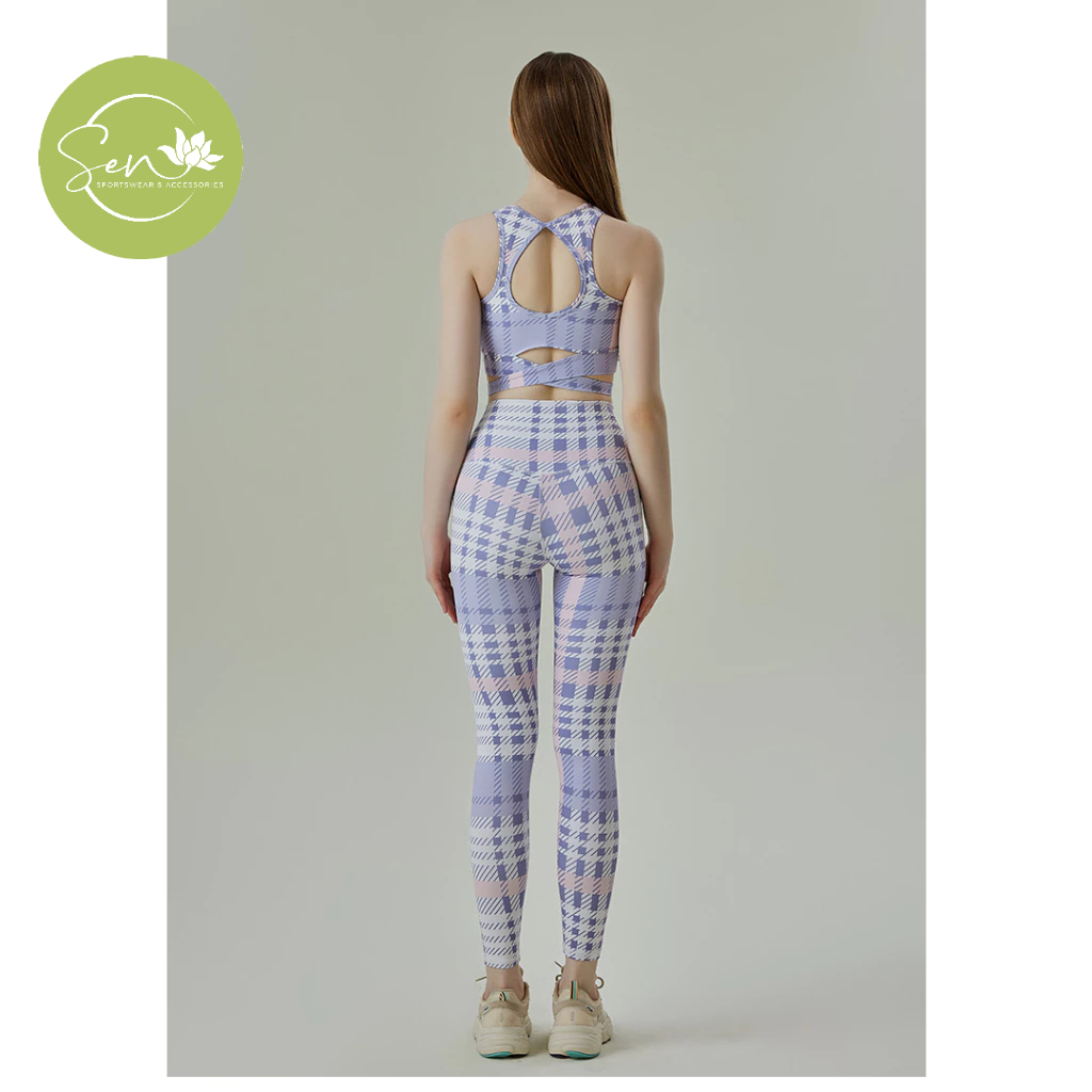 Set rời họa tiết hoa kèm mút cao cấp tập gym, yoga dành cho nữ