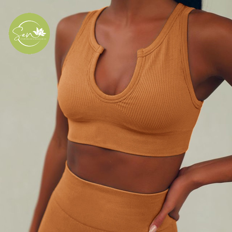 Set đùi thun gân, áo 3 lỗ dành cho nữ tập gym, yoga