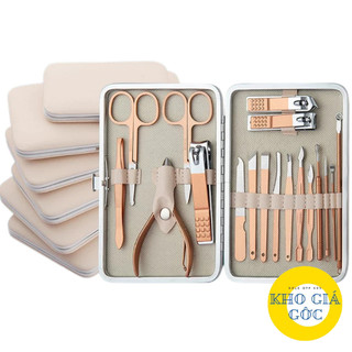 18 món dụng cụ bấm móng tay - sét dụng cụ làm móng 3dm nail care cao cấp kho giá gốc