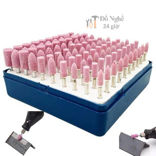 Mũi đá mài mini cho máy khoan mài khắc đánh bóng mini đa năng chân trụ 3.0mm