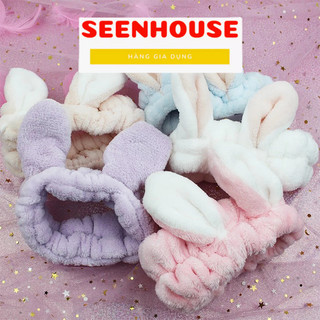 Băng Đô Tai Thỏ 3D Mới,băng đô cài tóc nơ cute seen house