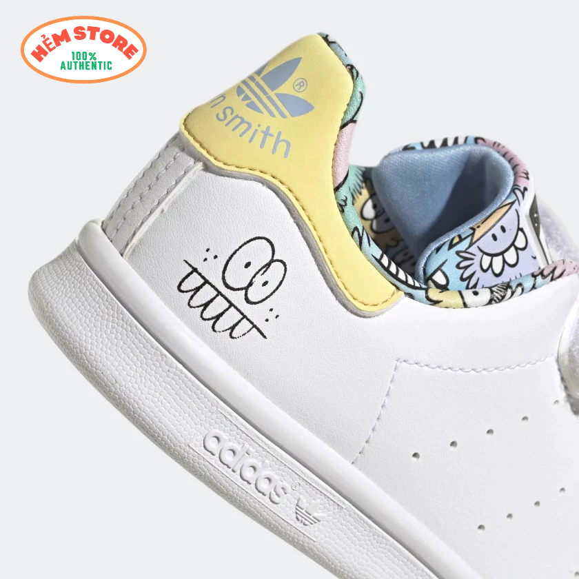Giày adidas trẻ em Stan Smith X Kevin Lyon H05271