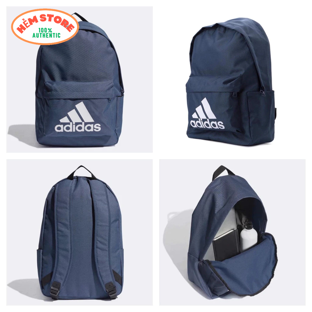 Ba lô thể thao unisex adidas Big Logo lớn - hàng chính hãng