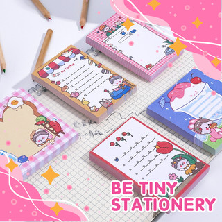 Giấy note hoạt hình dễ thương dạng vuông - Be Tiny Stationery