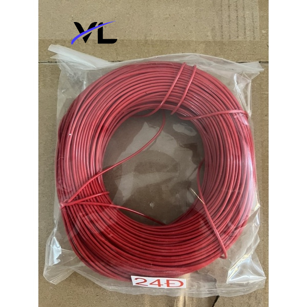 Dây điện 0.3mm cuộn 100m các màu nhiều sợi