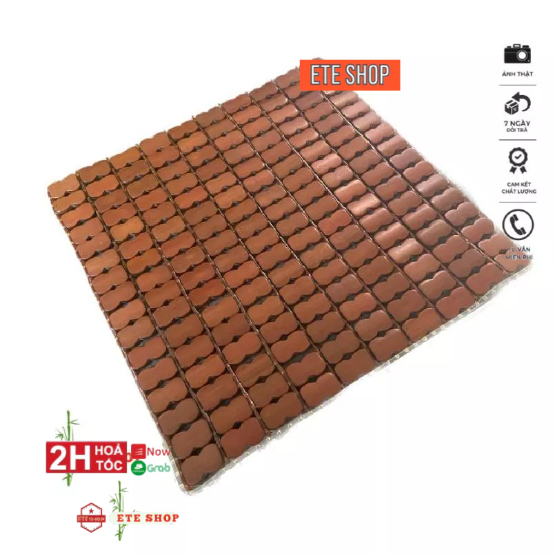 Lót ghế văn phong, lot ghế hạt trúc mát, bằng hạt tre, bền, sạch