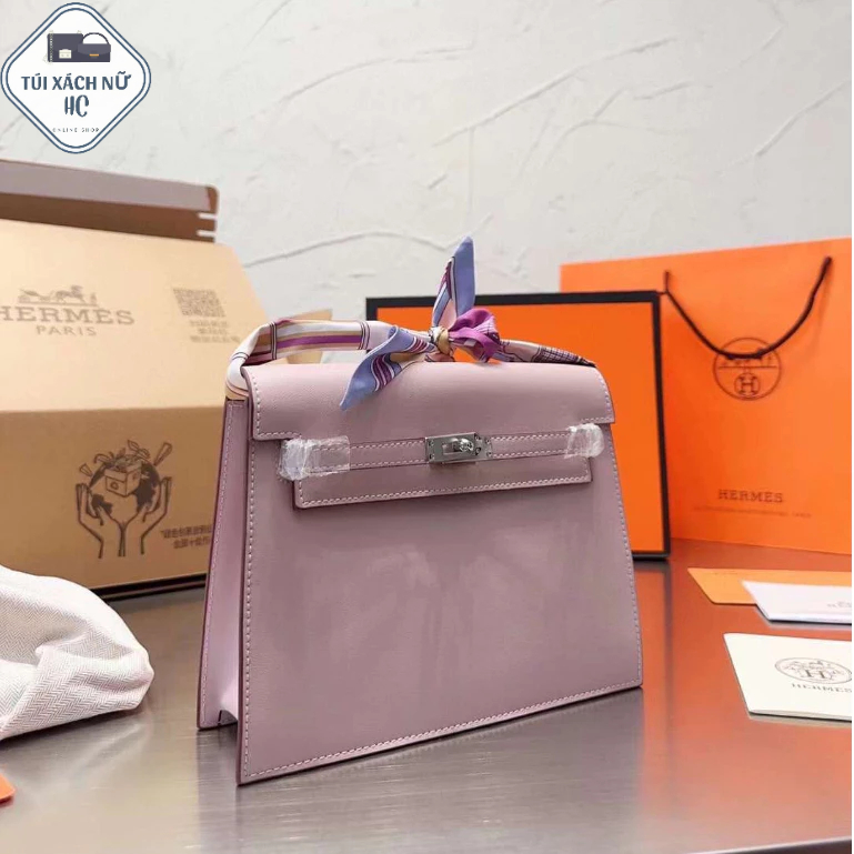 Túi xách chất liệu da nhập khẩu cao cấp chính hãng HERMES Kellydanse