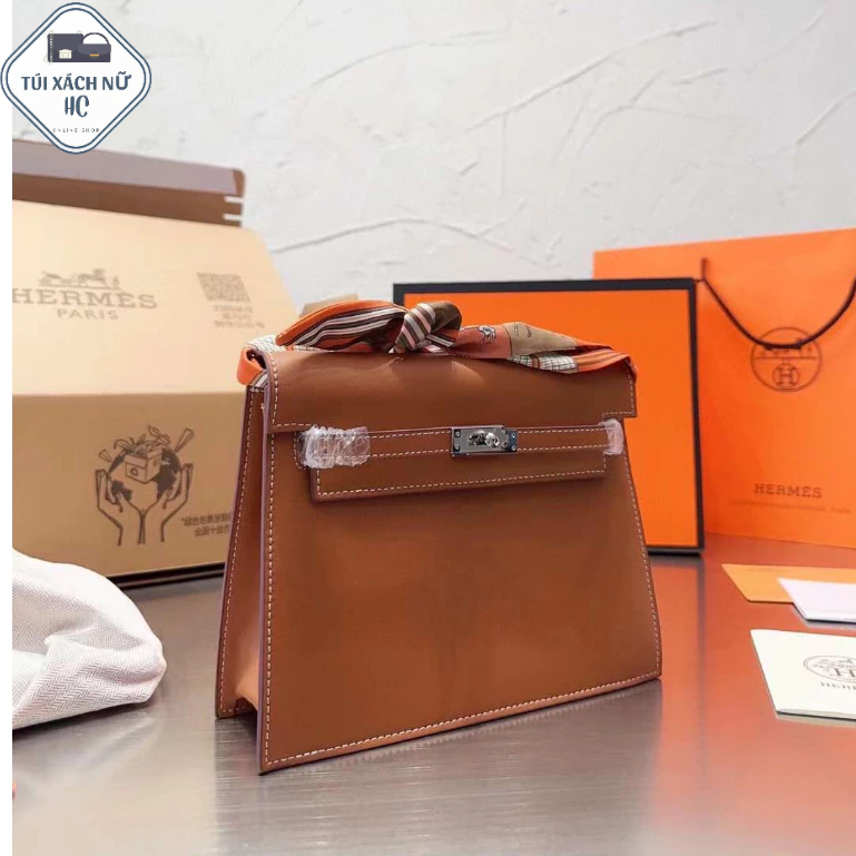 Túi xách chất liệu da nhập khẩu cao cấp chính hãng HERMES Kellydanse
