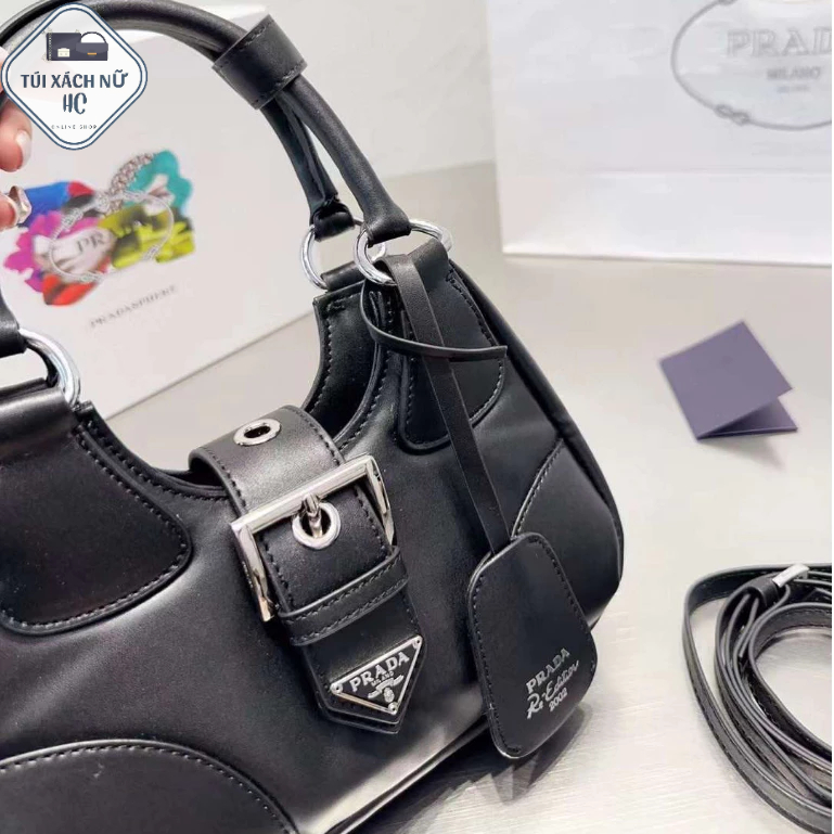 Túi xách chất liệu da nhập khẩu chính hãng thương hiệu Prada cao cấp