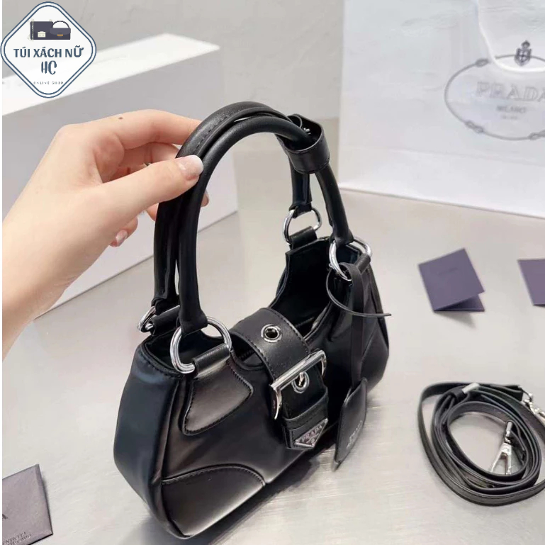 Túi xách chất liệu da nhập khẩu chính hãng thương hiệu Prada cao cấp